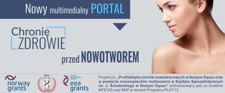 Portal Chronie Zdrowie przed nowotworem - banner prowadzący do portalu