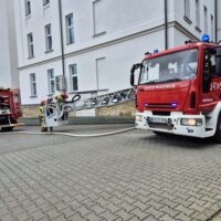 Przygotowanie do gaszenia pożaru