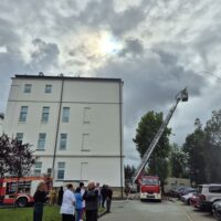 Działania przy użyciu drabiny cz. 2